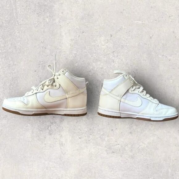 Nike Dunk High Sail Gum White Medium Brown Cream Ivory | Women’s Size 5.5 - Picture 5 of 7